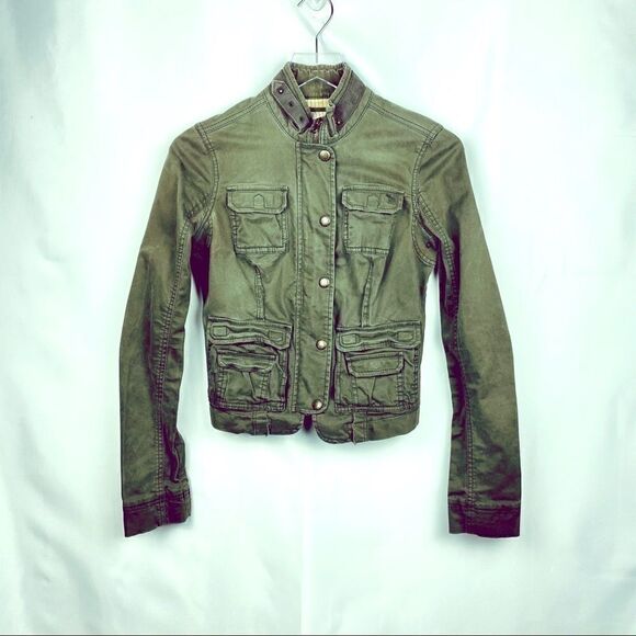 Abercrombie & Fitch Vintage Y2K Military Cargo Jacket. - Picture 7 of 9